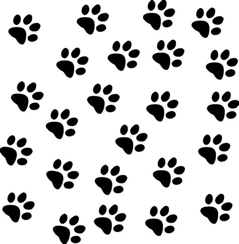 pictures  paw prints clipart
