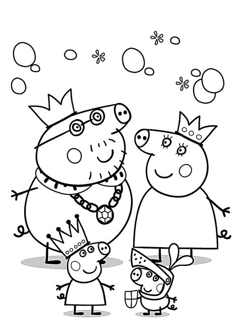 peppa pig coloring pages  kids printable  coloring pages