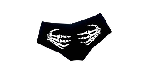 skeleton hands panties best halloween underwear 2020 popsugar
