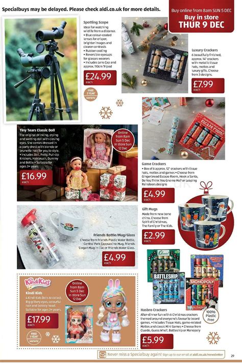 aldi uk offers special buys   december page
