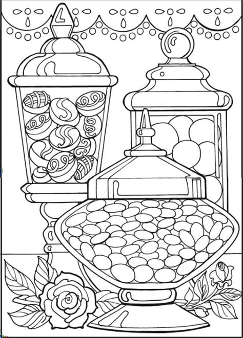 dessert coloring pages  printable coloring pages  kids