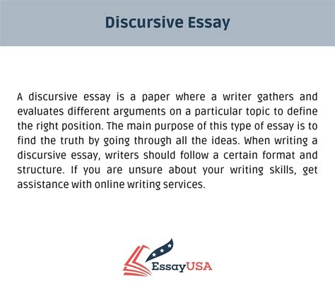 write  good discursive essay essayusacom
