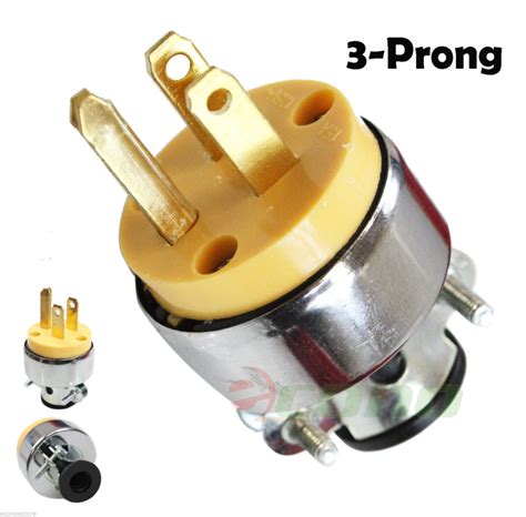 prong replacement male electrical plug heavy duty  shipping econosuperstore