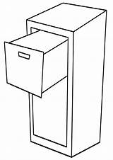 Cupboard Coloring Pages sketch template