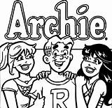 Archie Bunker Wecoloringpage Riverdale Together Veronica sketch template