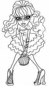 Ghoulia Coloring Monster High Elfkena Ddg Yelps Pages Deviantart Kids Colouring sketch template