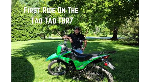 time riding  tao tao tbr motorcycle youtube