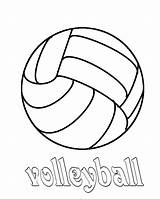 Volleyball Getdrawings sketch template