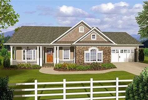 plan ga  bedroom ranch  covered porches ranch style house plans ranch house