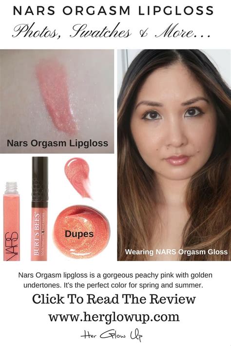 nars orgasm lip gloss review [photos and swatches