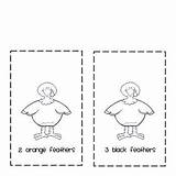 Turkey Thanksgiving Book Color Choose Board Count sketch template
