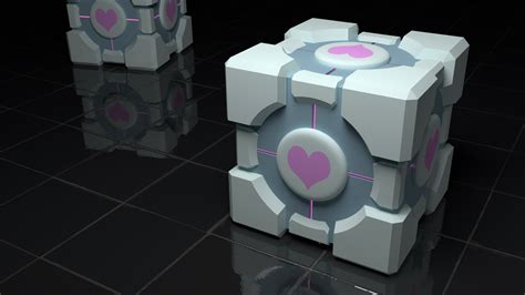 weighted companion cube  mattewcz  deviantart