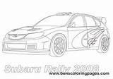 Coloring Pages Subaru Rally Car Cars Impreza Colouring Book Sketch Adult Template Choose Board sketch template