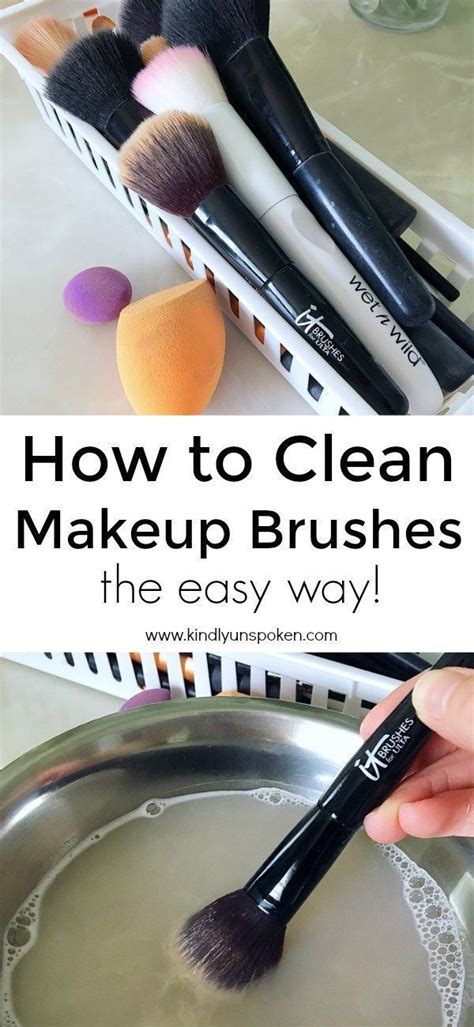 clean makeup brushes  home kindly unspoken makeup brush