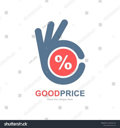 good price logo vector template logo stock vector royalty