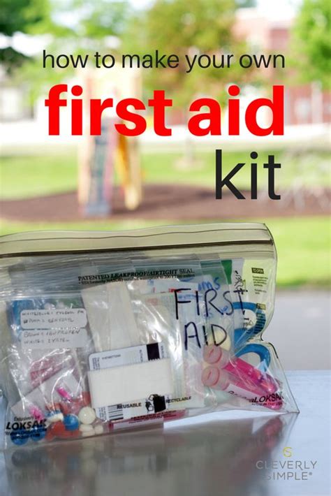 how to make your own homemade first aid kit easy simple cars and homemade