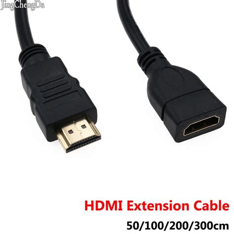 jcd hdmi extension cable male  female cm    hdmi extended cable adapter  hd tv lcd
