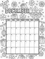 Calendar December Coloring Printable Christmas Pages Colouring Kids November Calender Print Children Blank Woo April Jr Printables Woojr May Template sketch template