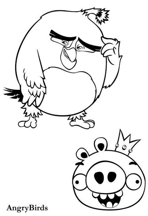 angry birds bomb sheets printable coloring pages