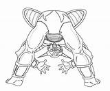 Ginyu Captain Coloring Pages Profil Another sketch template