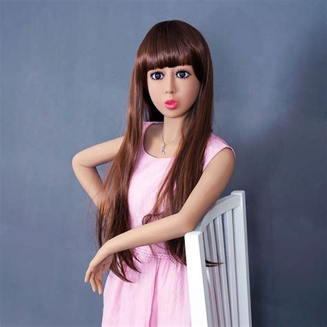 140cm Real Silicone Sex Dolls Adult Japanese Robot Love Doll Mini