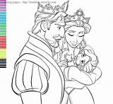 Baby Coloring Princess Pages Disney Princesses Getcolorings Ariel Color Print Getdrawings Printable Kids Template Source sketch template