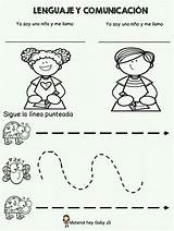 Motricidad Preescolar Lenguaje sketch template