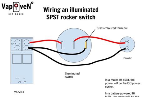 lighted switch wiring diagram