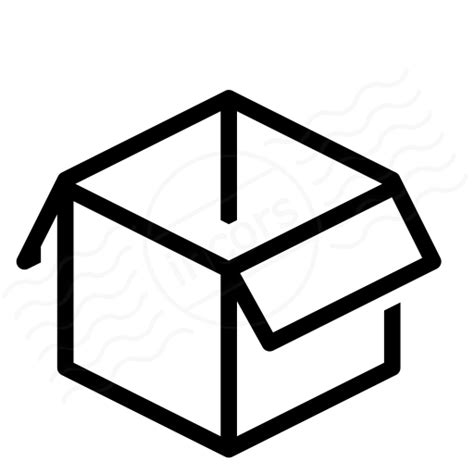 iconexperience  collection box open icon