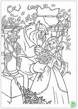 Belle Coloring Beast Beauty Disney Dinokids Print La Et Coloriage Bête Pages Close Visit sketch template