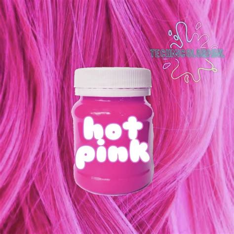 hot pink technicolor hair semi permanent hair dye shopee philippines