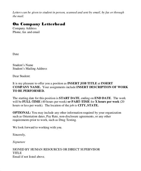 bid offer letter template