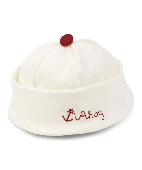 Look At This Bunnies By The Bay White Ahoy Sailor Beanie