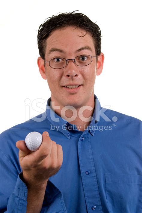 man holding golf ball stock photo royalty  freeimages