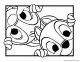 Chip Dale Coloring Pages Boo Peek sketch template