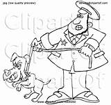 Dog Catcher Lineart Pooch Leash Cartoon Djart Clipart sketch template