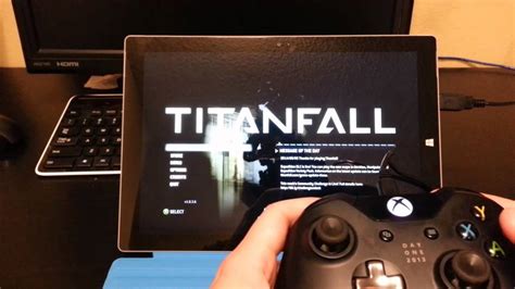 xbox  controller working   surface pro  testing  titanfall youtube