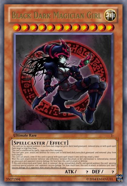 black dark magician girl