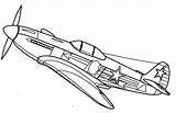 Fighter Coloring Pages Aircraft Color Print sketch template