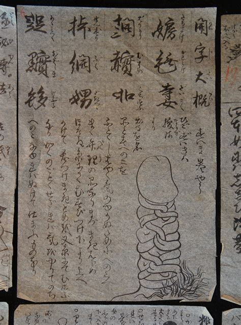 shibari sketches 1800s