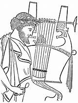 Lyre Ancient Music Greek Etc Clipart Greece Medium Original Large Usf Edu sketch template