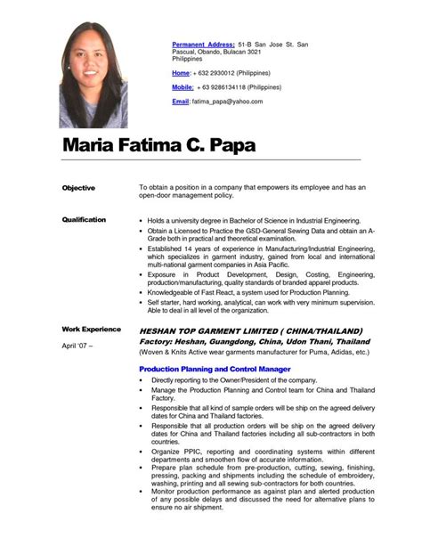 expanded resume format philippines pia shaw