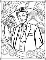 Doctor Coloring Who Pages Eleventh Tv Printable Adults Tardis Smith Matt Shows Show Printables Series Adult Mad Walking Dead Drawing sketch template