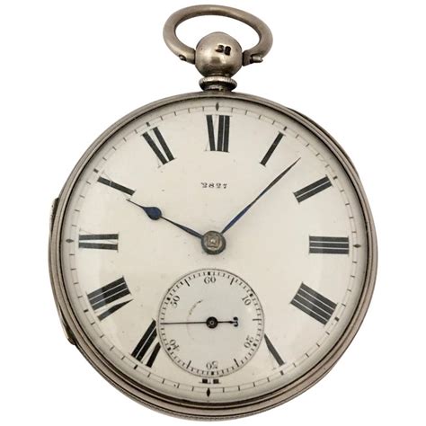 english lever fusee silver pocket watch circa 1866 for sale at 1stdibs