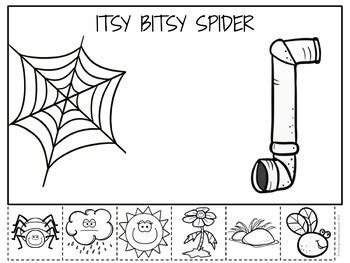 itsy bitsy spider  wincy interactive book props activities