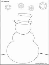 Snowman Drawing Coloring Madebyteachers Christmas Printable Unfinished Finish Kids Crafts Winter Pages Preschool Color sketch template