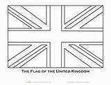 Flag Flagge Ausmalen England Englische Flaggen London Coloringhome Union Palace Ausmalbilder Buckingham sketch template