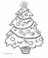 Christmas Coloring Tree Printable Pages Print Printing Book Help Beautiful sketch template