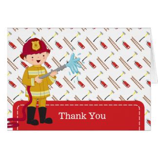 firefighter   cards zazzle