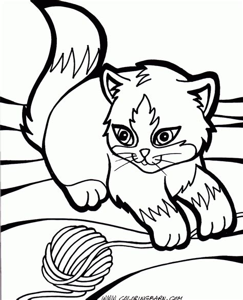 puppy  kitten coloring page coloring home